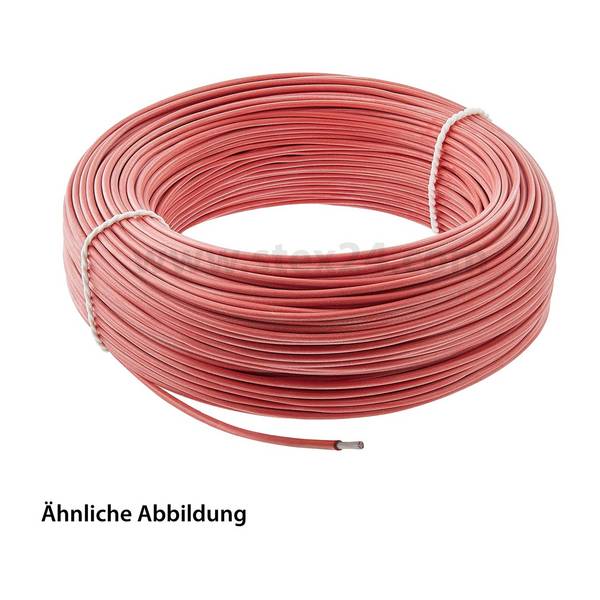 Lapp 0048104, SiF 1X0,5mm² RD (rot) Einzelader Silikon rot AD 2,1mm VPE 100,0