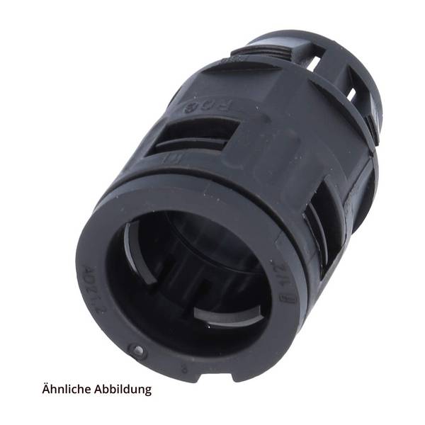 FLEXA RQG1-S Schnellverschraubung gerade für Schlauch-Außendurchmesser 13,0mm konisch dichtend ohne Außengewinde - 1