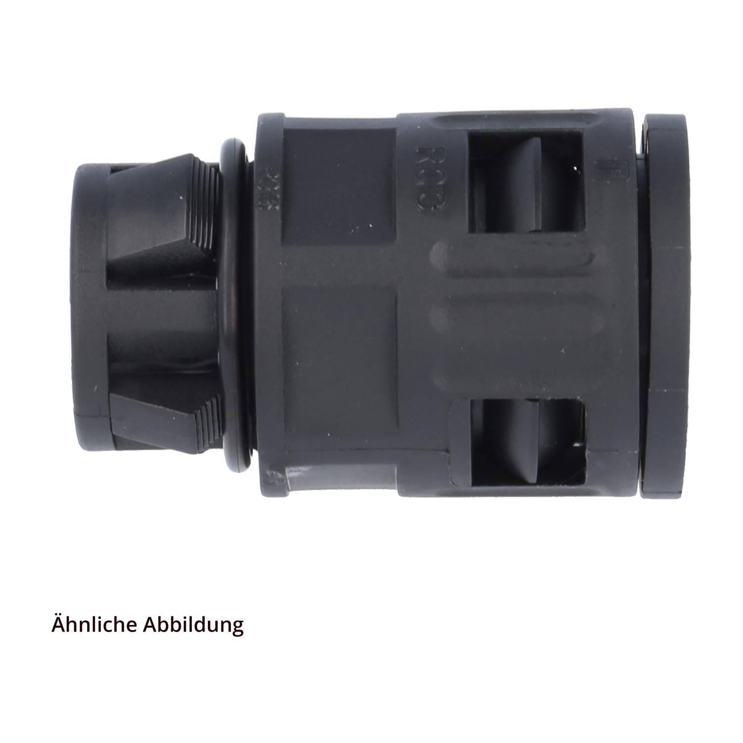 FLEXA RQG1-S Schnellverschraubung gerade für Schlauch-Außendurchmesser 13,0mm konisch dichtend ohne Außengewinde - 1-3