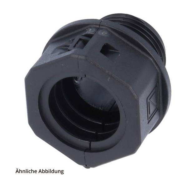 FLEXA RQG-Duo-M Verschraubung teilbar gerade Gewinde M20x1,5 für Schlauch-Außendurchmesser 21,2mm mit Außengewinde - 1