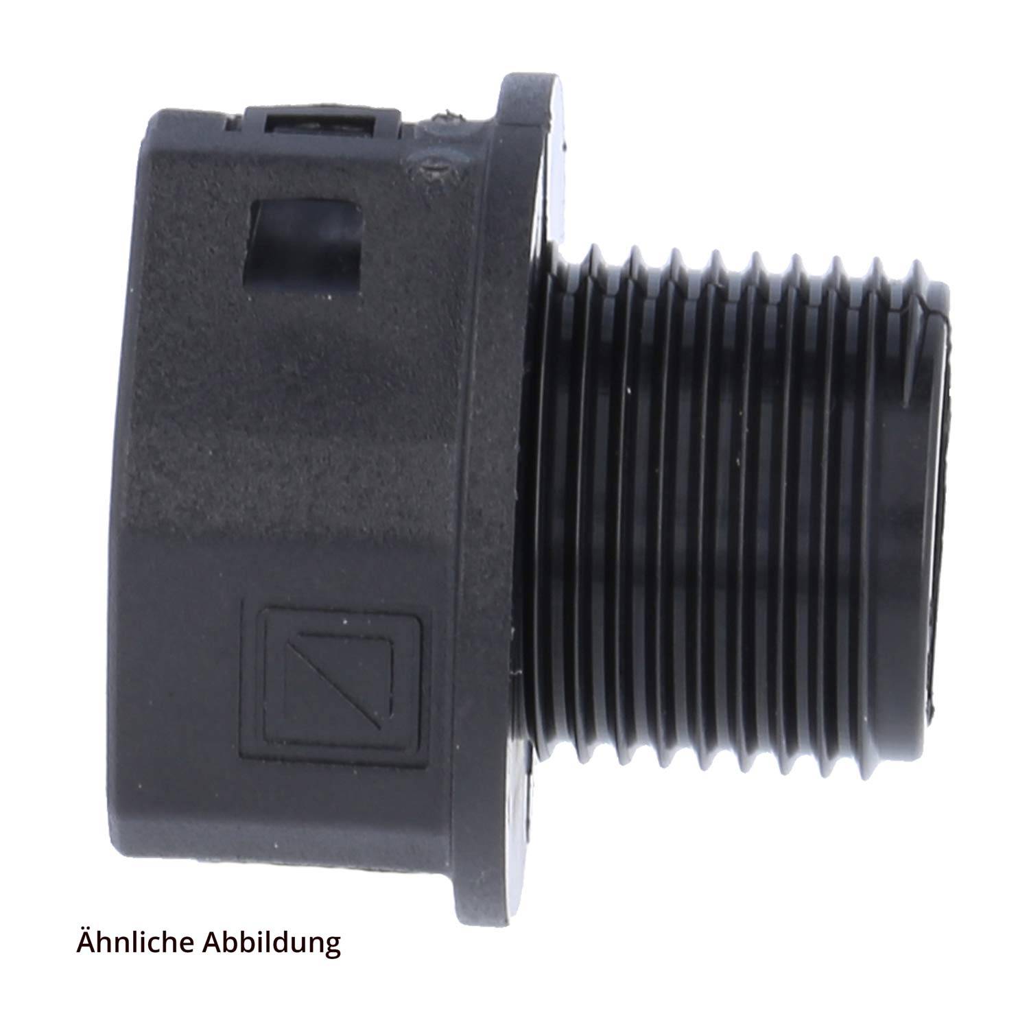 FLEXA RQG-Duo-M Verschraubung teilbar gerade Gewinde M20x1,5 für Schlauch-Außendurchmesser 21,2mm mit Außengewinde - 1-1