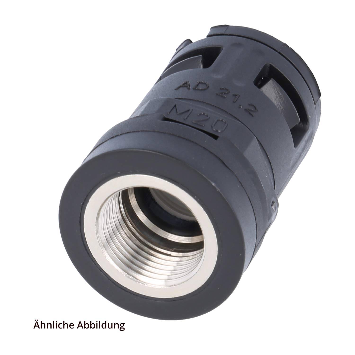 FLEXA RQGK2-P Schnellverschraubung gerade Gewinde PG48x1,588 für Schlauch-Außendurchmesser 54,5mm hochdichtend mit-2