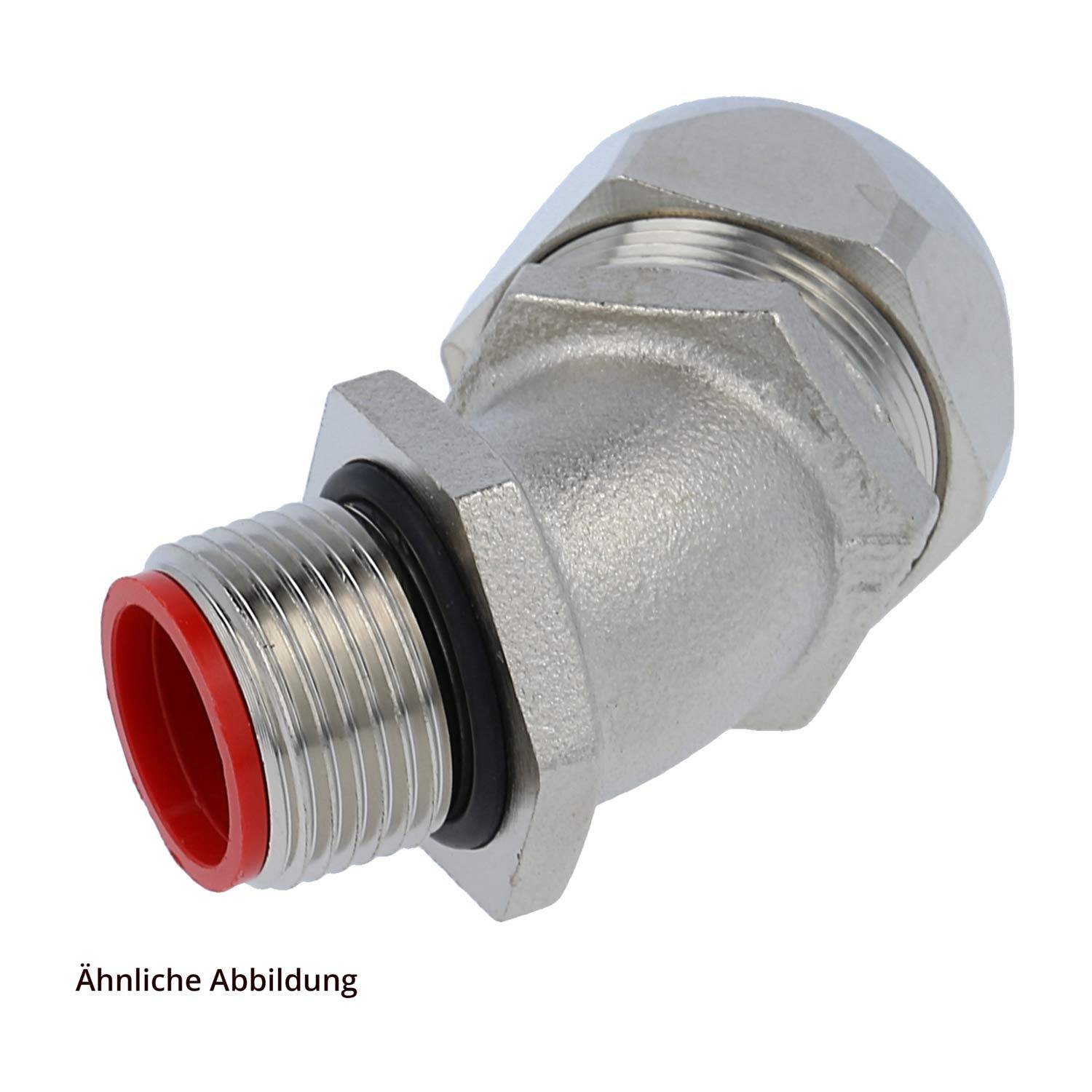 FLEXA EW 45-M Metallverschraubung 45 Grad Bogen Gewinde M16x1,5 für Schlauch-Außendurchmesser 18,0mm - 3/8 Zoll für-1