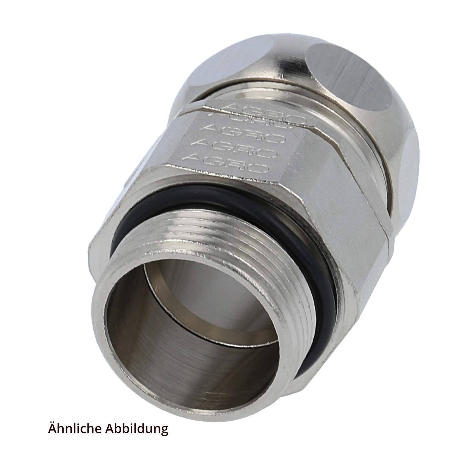 FLEXA USDR-M Metallverschraubung gerade Gewinde M50x1,5 für Schlauch-Außendurchmesser 45,0mm für-1