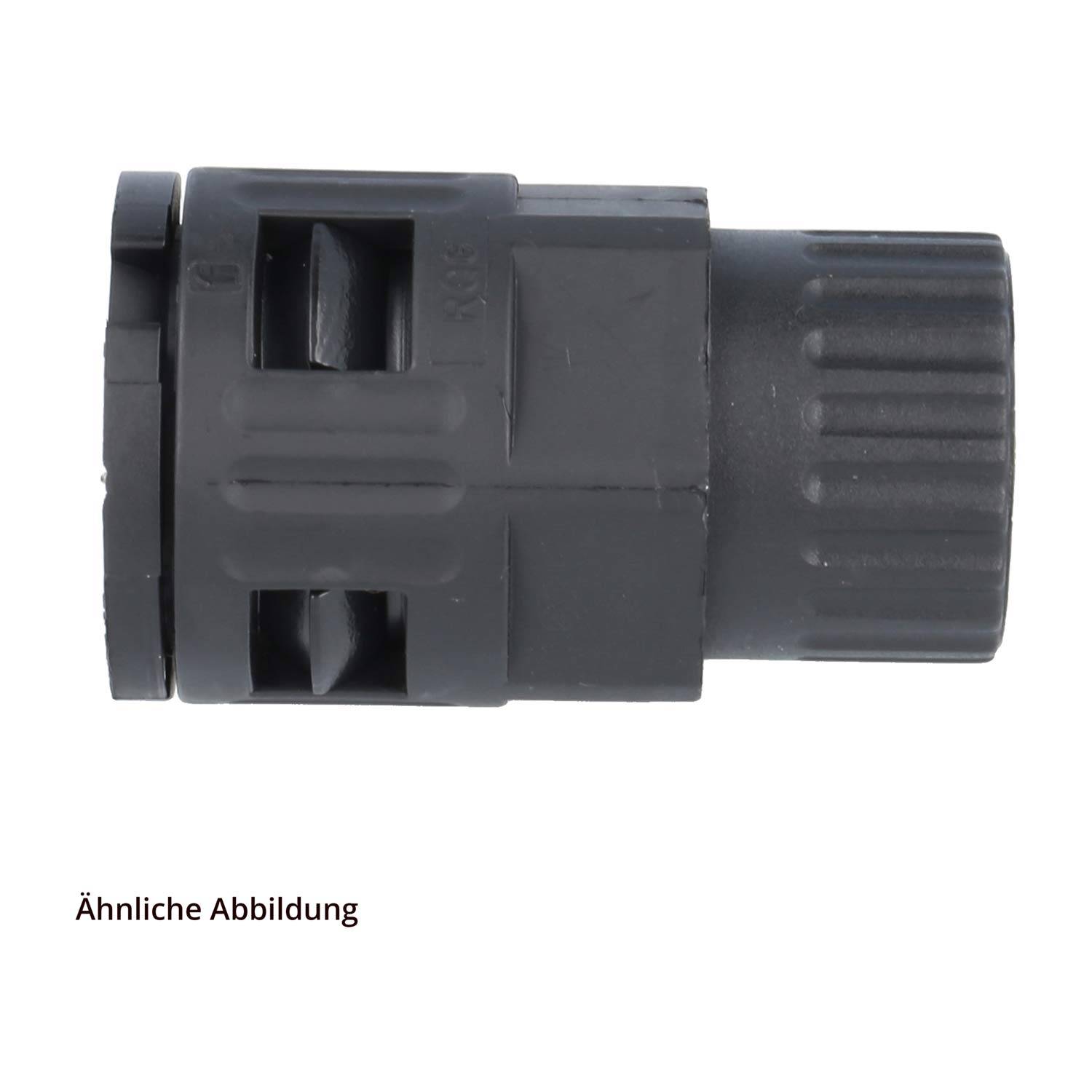 FLEXA RQG2-U Schnellverschraubung gerade Gewinde 1 3/16 Zoll-18 für Schlauch-Außendurchmesser 34,5mm hochdichtend mit-1