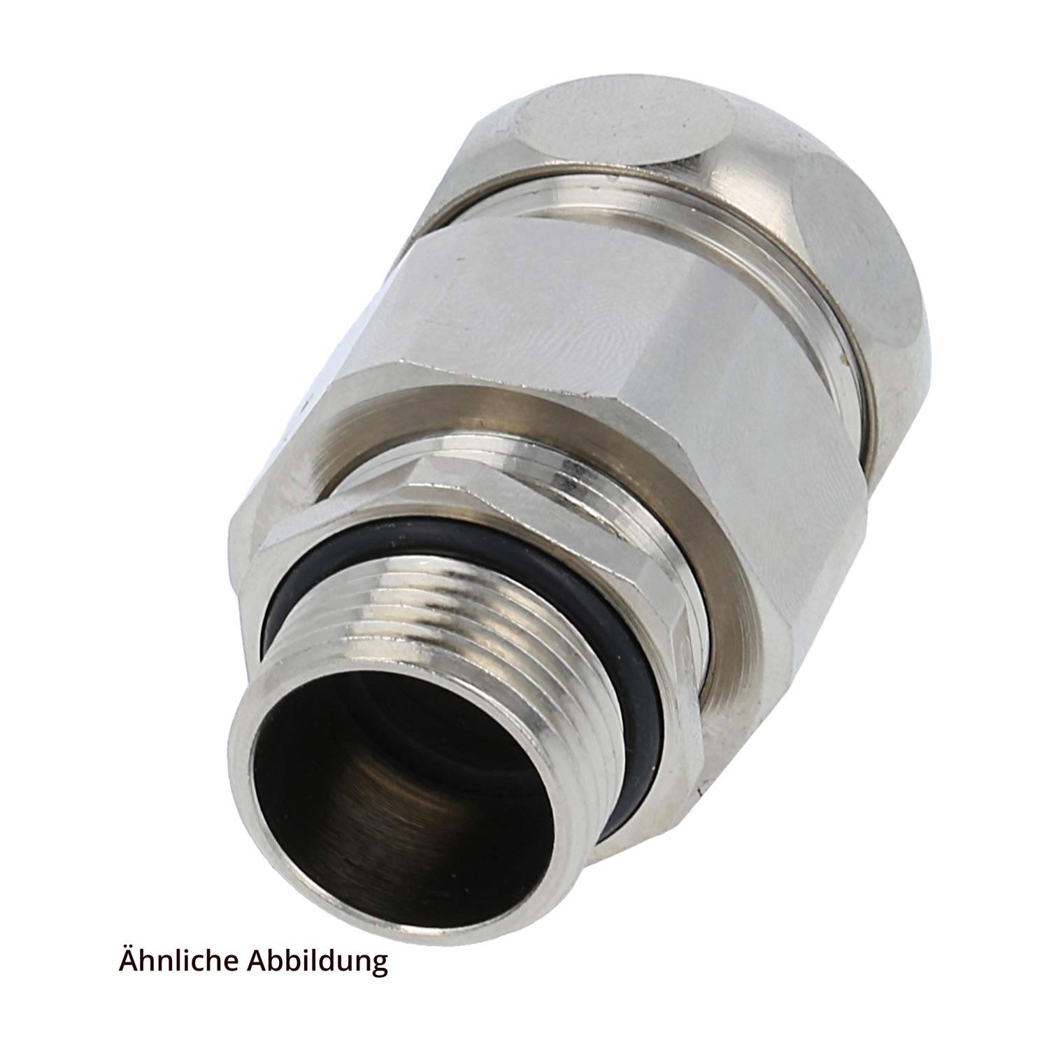 FLEXA USZ-EX-M Metallverschraubung-ATEX gerade Gewinde M20x1,5 für Schlauch-Außendurchmesser 17,0mm für-2