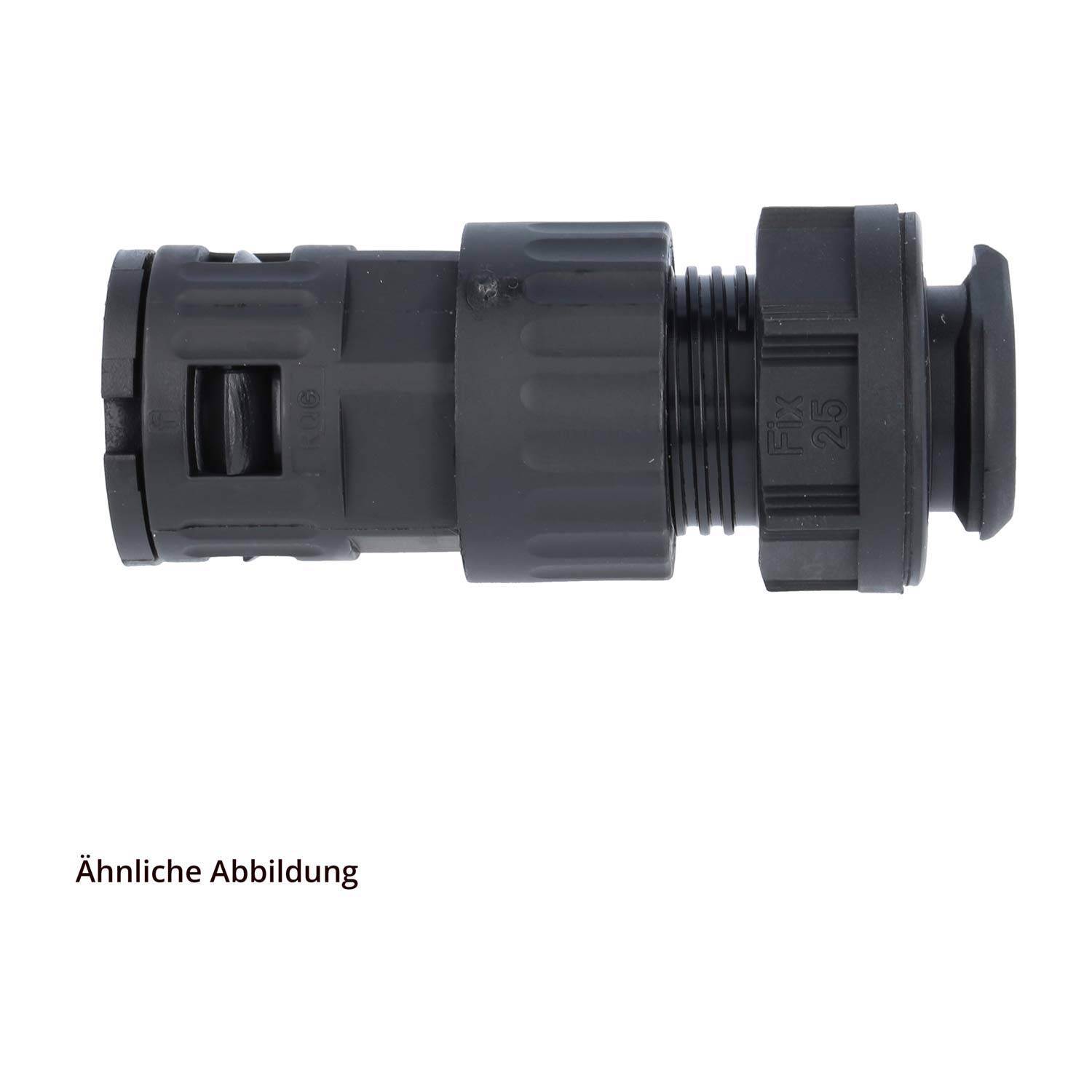 FLEXA RQGZ-S Schnellverschraubung gerade für Schlauch-Außendurchmesser 13,0mm hochdichtend mit Außengewinde und-1