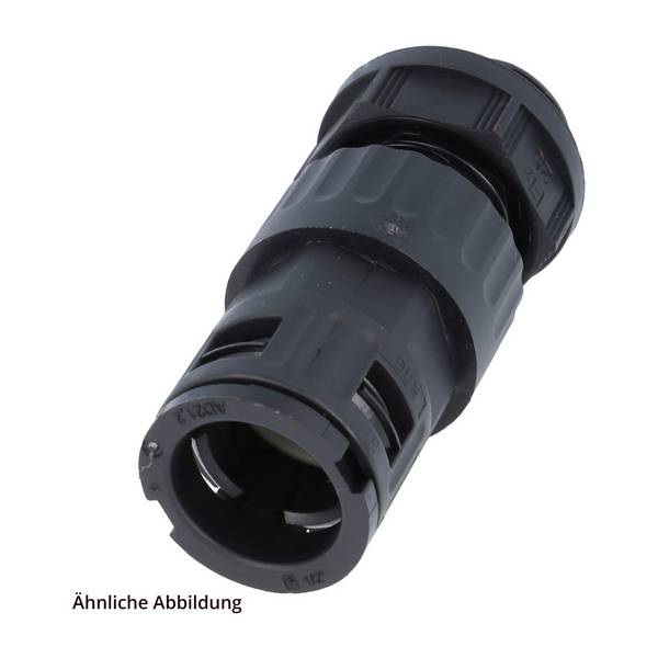 FLEXA RQGZ-S Schnellverschraubung gerade für Schlauch-Außendurchmesser 21,2mm hochdichtend mit Außengewinde und