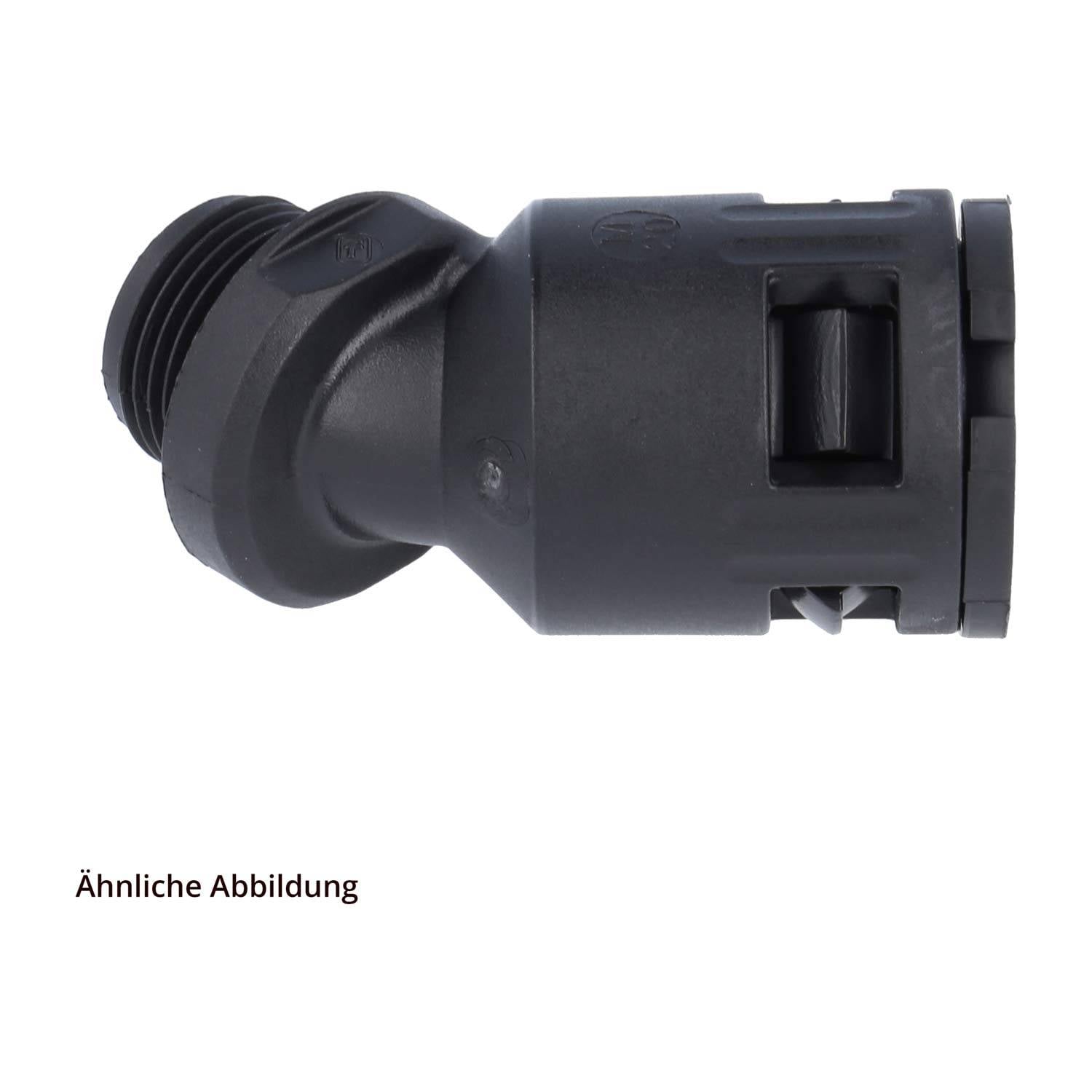FLEXA RQB1 45-N Schnellverschraubung 45 Grad Bogen Gewinde 3/4 Zoll für Schlauch-Außendurchmesser 28,5mm konisch-3