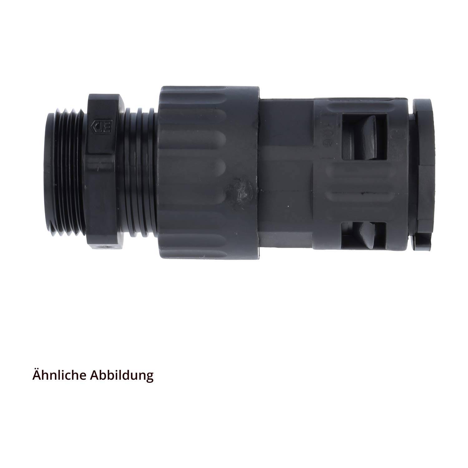 FLEXA RQGZ1-N Schnellverschraubung gerade Gewinde 1 1/4 Zoll für Schlauch-Außendurchmesser 42,5mm konisch dichtend mit-3