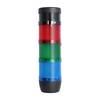 STEX24 Signalsäule blau-grün-rot, 70mm, 24V AC/DC, LED-Blinklicht mit Summer, SS70-B3/24 112 Lautstärke 90 db - 1 Stück