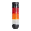 STEX24 Signalsäule weiß-gelb-rot, 70mm, 24V AC/DC, LED-Dauerlicht mit Summer, SS70-B3/24 108 Lautstärke 90 db - 1 Stück