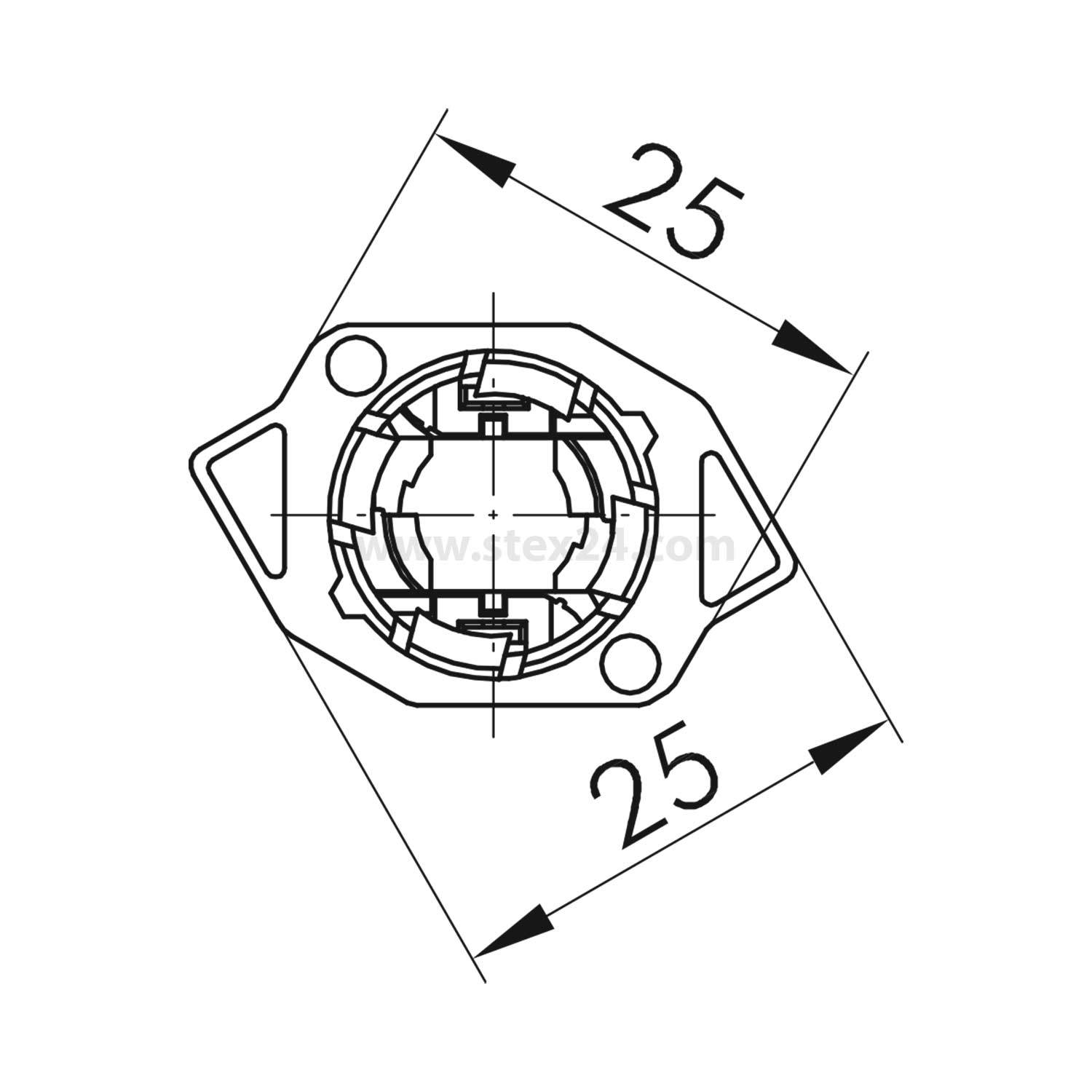 Georg Schlegel Tastkontaktgeber, 2W Kontaktgeber CT Flachstecker 2,8mm x 0,8mm - 1 Stück-2