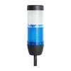 STEX24 Signalsäule blau-weiß, 50mm, 24V AC/DC, LED-Blinklicht Kabel 10,0 Meter, SS50-OB2/24 171 Anschlusstechnik: