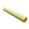 STEX24 Schrumpfschlauch 2:1, Rolle mit 75,0m, grün/gelb 9,5/4,8mm, 3/8 Zoll, WSR2 Schrumpftemperatur mind. 110°C,