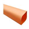 STEX24 Schrumpfschlauch 2:1, Rolle mit 30,0m, orange 50,8/25,4mm, 2 Zoll, WSR2 Schrumpftemperatur mind. 70°C,
