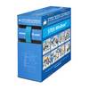 STEX24 Schrumpfschlauch 2:1, Minibox mit 11,0m, blau 9,5/4,8mm, 3/8 Zoll, WSB2 Schrumpftemperatur mind. 110°C,
