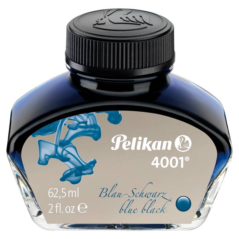Pelikan Tinte 4001 im Glas, blau-schwarz, Inhalt: 62,5 ml-0