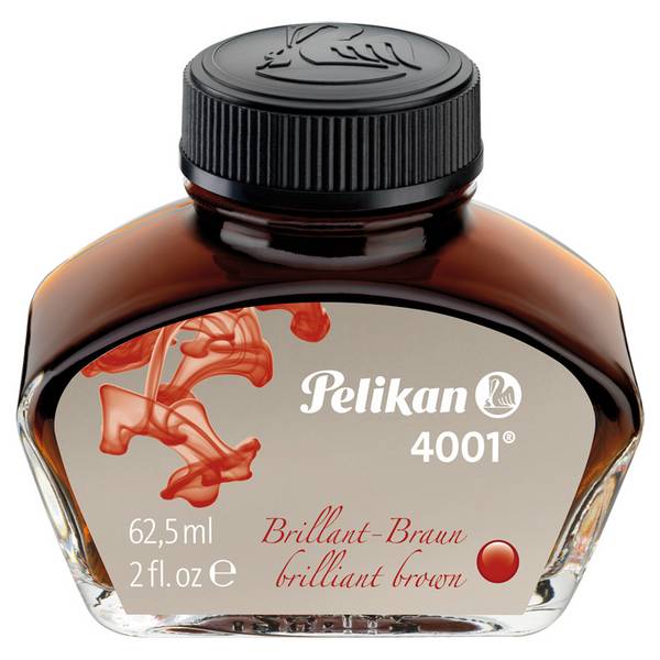 Pelikan Tinte 4001 76W Brill-Braun 62,5ml