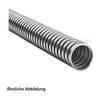 FLEXA SPR-VA Metallschutzschlauch eingehaktes Profil VA blank - AD 17,0mm, ID 14,0mm eingehaktes Profil,