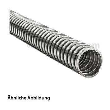 FLEXA SPR-VA Metallschutzschlauch eingehaktes Profil VA blank - AD 36,0mm, ID 31,0mm eingehaktes Profil,