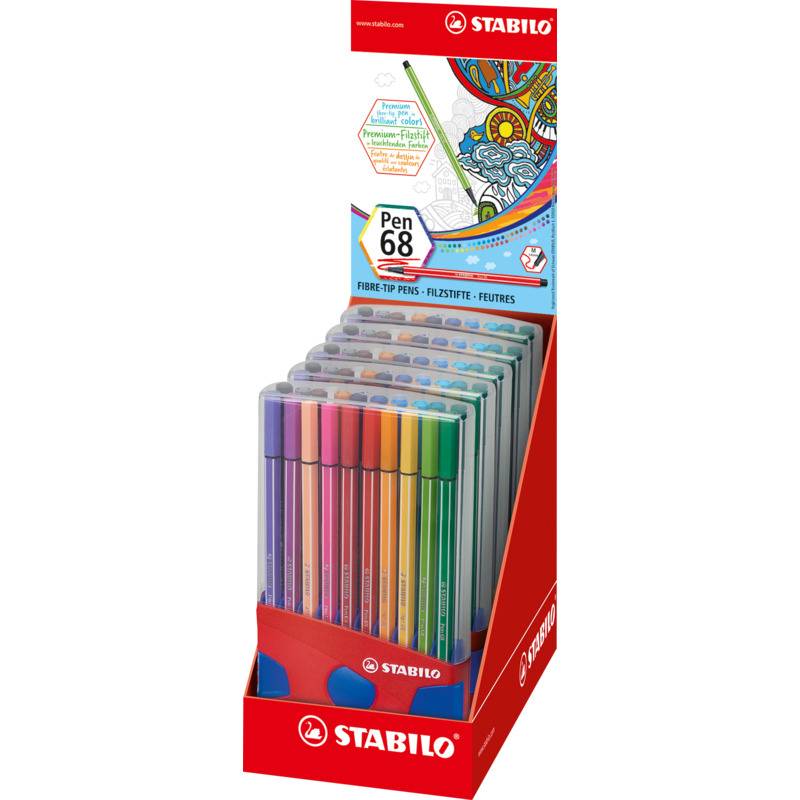 Fasermaler pen ColorParade M 1mm sort. 20 St./Pack. - Artikel: 304029799-0