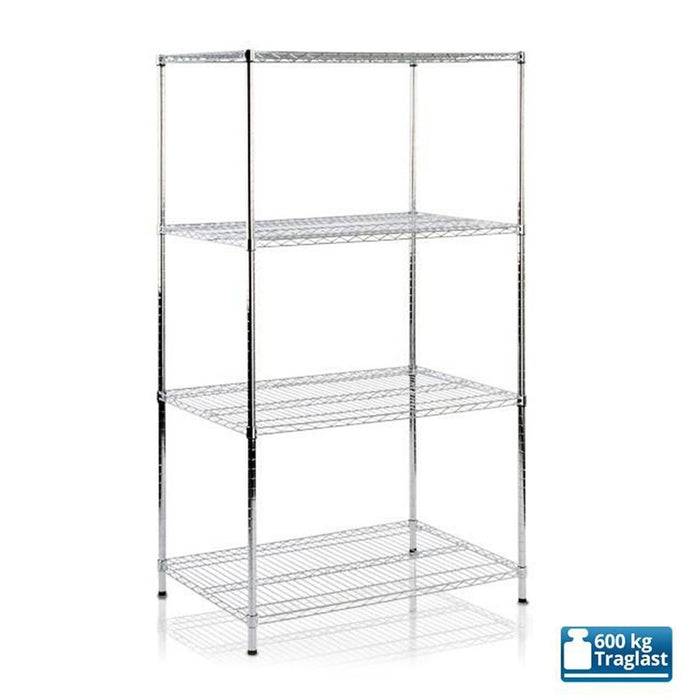 FLOORDIREKT Schwerlastregal Himalaya - Multifunktionales Ablagesystem - 4 Böden - 160 x 90 x 45 cm-0