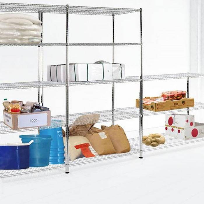 FLOORDIREKT Metallregal Everest - Für Keller & Werkstadt - 3 Böden - 90 x 35 x 90 cm-3