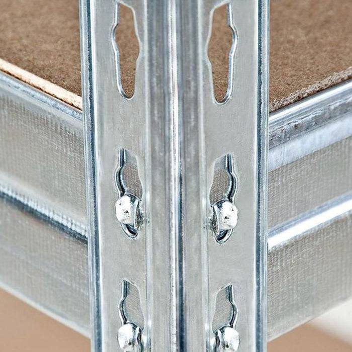 KARAT Weitspannregal - Traglast bis zu 1600 kg - Für Keller & Werkstatt - 200 x 150 x 60 cm - Verzinkt-1