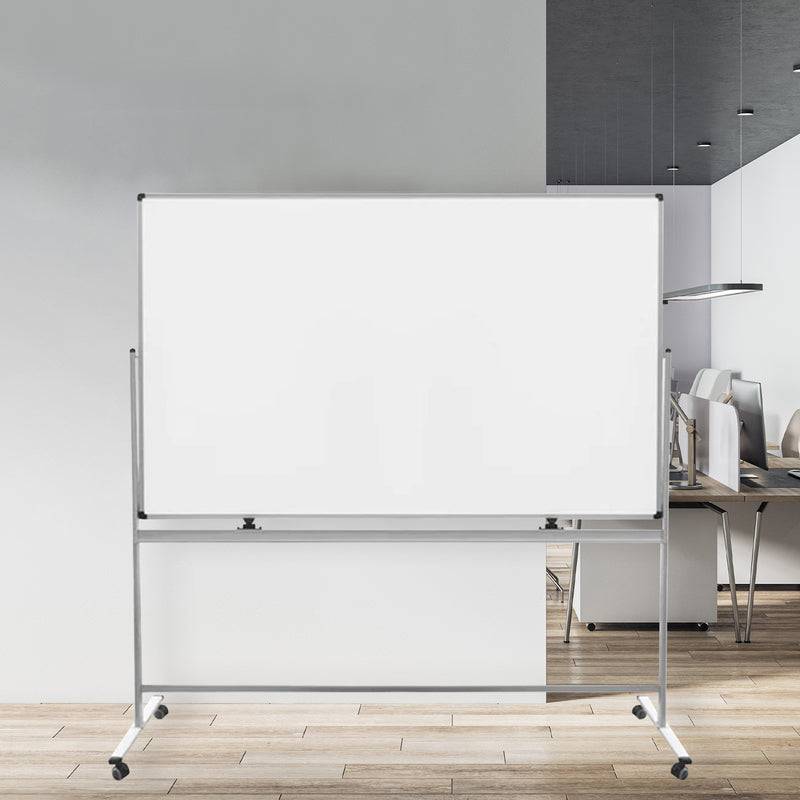 Floordirekt Whiteboard speziallackiert - Mobile & drehbare Tafel - Weiß & Magnetisch - 90 x 120 cm-3