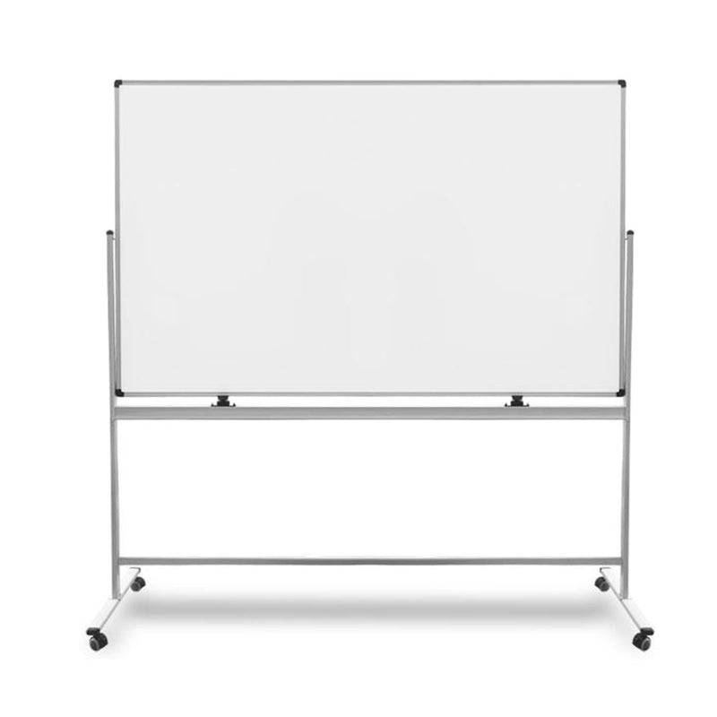 Floordirekt Whiteboard speziallackiert - Mobile & drehbare Tafel - Weiß & Magnetisch - 90 x 120 cm-0