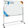 Floordirekt Whiteboard Stanford - Lackiert - Mobil & drehbar - Für Büro, Gewerbe & Privat - 120 x 180 cm