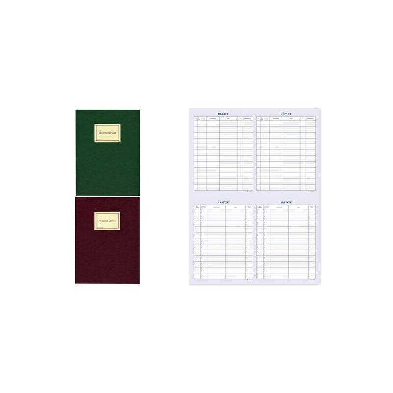 ELVE Registre "Courrier départ", 150 pages, 320 x 240 mm