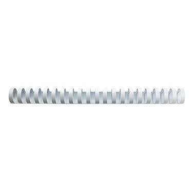 Plastikbinderücken DIN A4 16mm weiß 100 St./Pack. - Artikel: 125243101-3