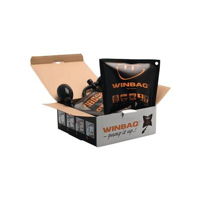 Winbag Montagekissen, schwarz/orange, Kunststoff, Tragkraft 135 kg 