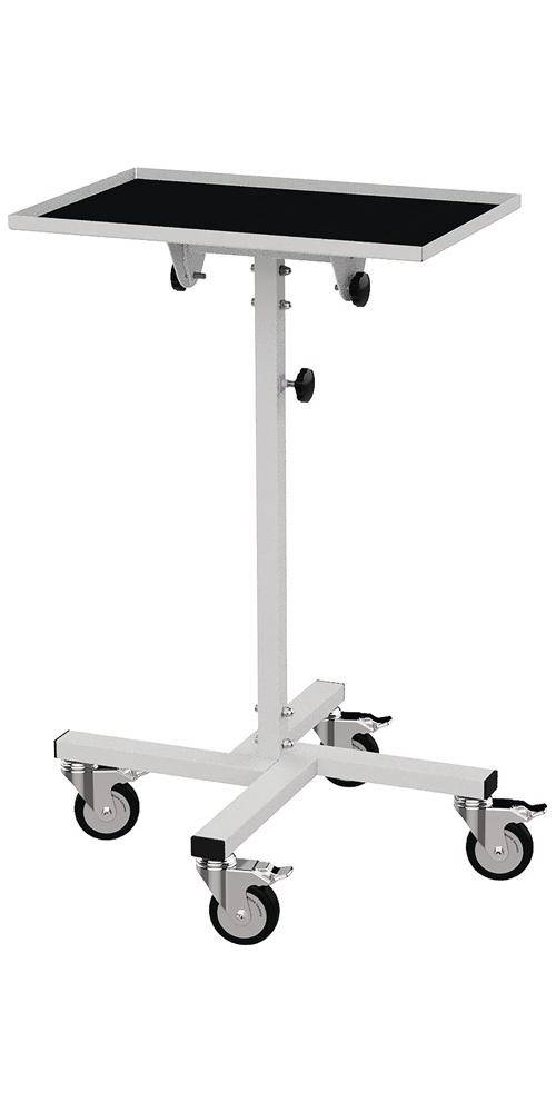 Materialständer Ladefl.-L410xB610mm verstellb.H.994-1344mm lichtgrau