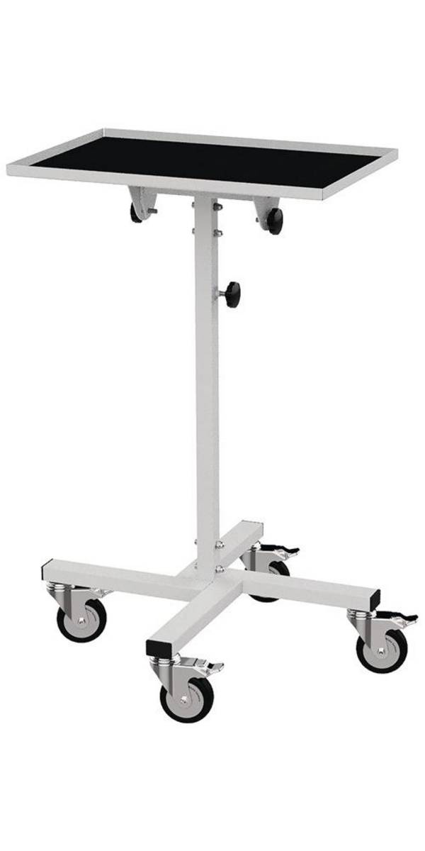 Materialständer Ladefl.-L410xB610mm verstellb.H.994-1344mm lichtgrau