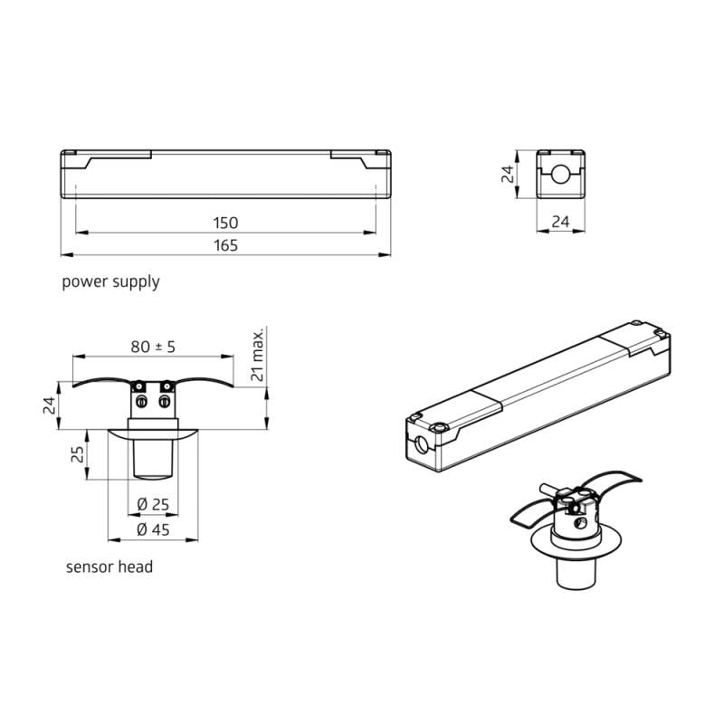 BEG Brück Electronic Bewegungsmelder PD9-1C-GH-D-3