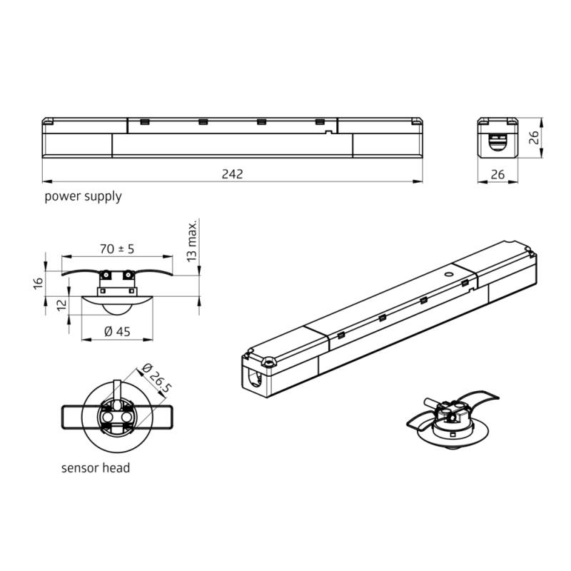 BEG Brück Electronic Präsenzmelder PD9N-M-DACO-1