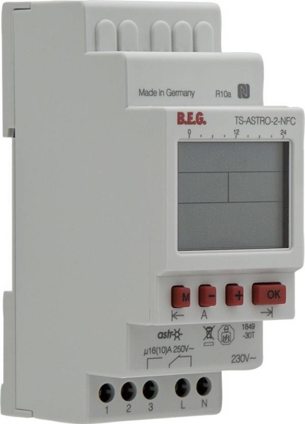 BEG Brück Electronic Zeitschaltuhr TS-ASTRO-2-NF