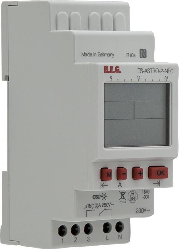 BEG Brück Electronic Zeitschaltuhr TS-ASTRO-2-NF-0