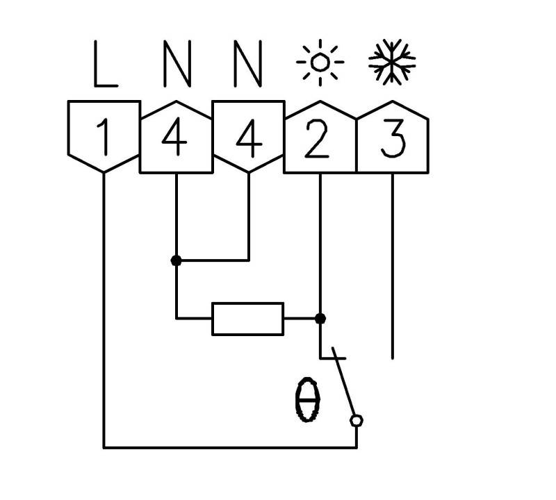 Alre-it Raumtemperaturregler AP RTBSB-201.010-2