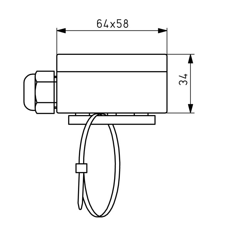 Alre-it Anlegetemperaturfühler ALF-51-4