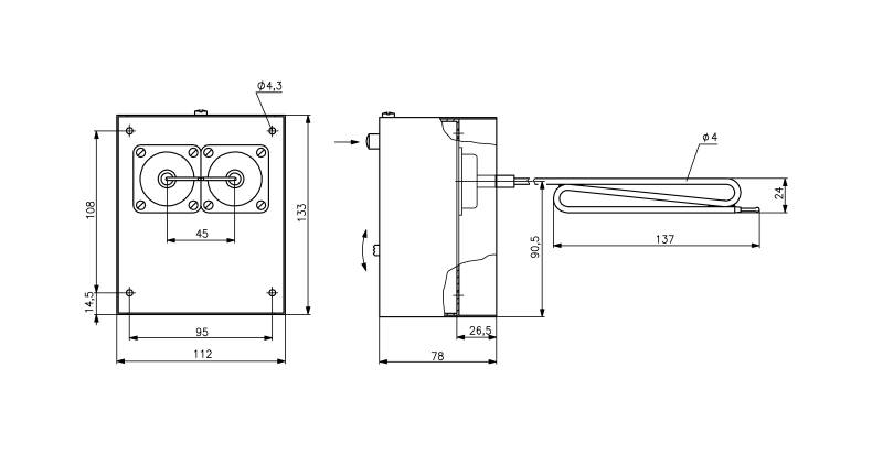 Alre-it Lufterhitzer-Thermostat JTL-8 NR-4