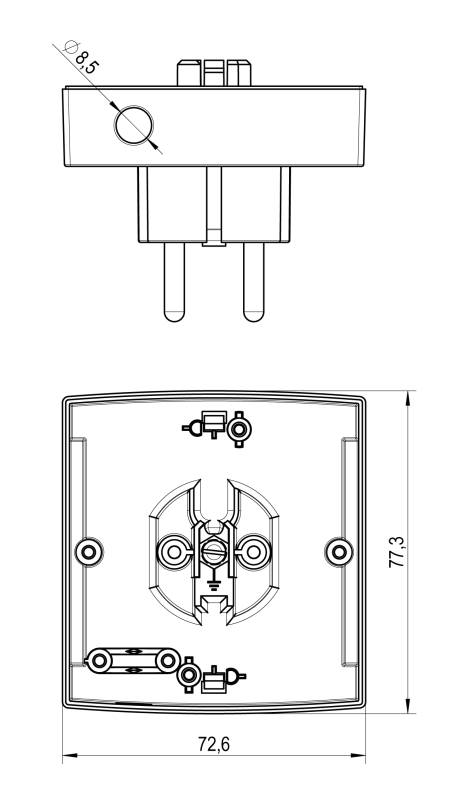 Alre-it Stecksockel JZ-19-4