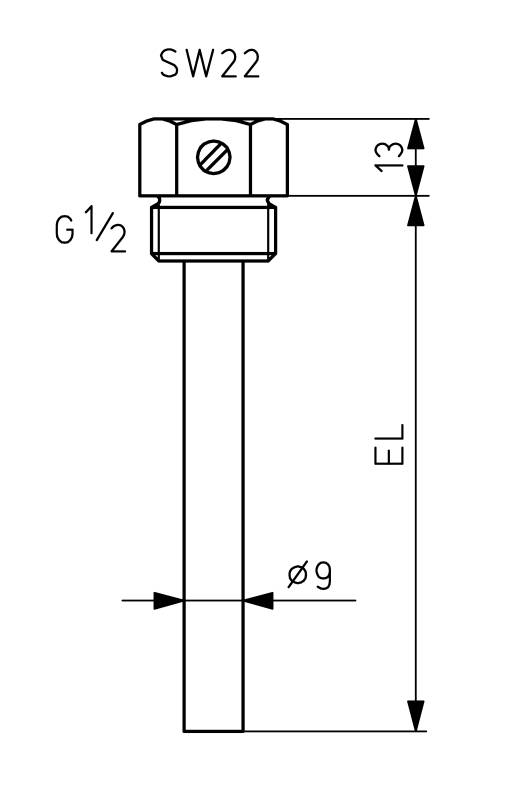 Alre-it Tauchhülse THV/450-4
