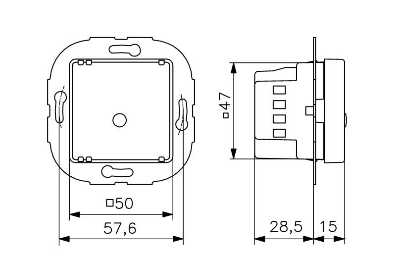 Alre-it Raumtemperaturfühler UP FUFC 02-0000-4