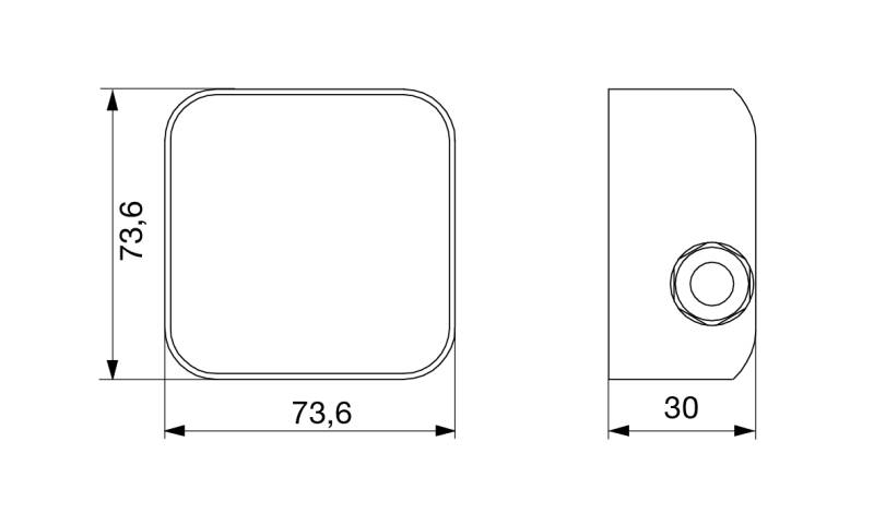 Alre-it Deckelset IP-65 JZ-28-4