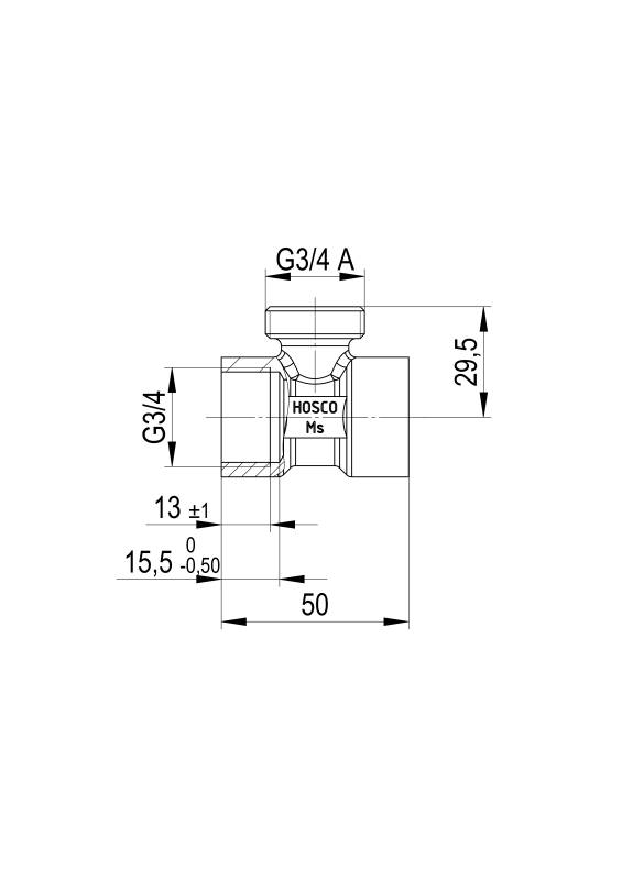 Alre-it T-Stück T-Stück 3/4"-4