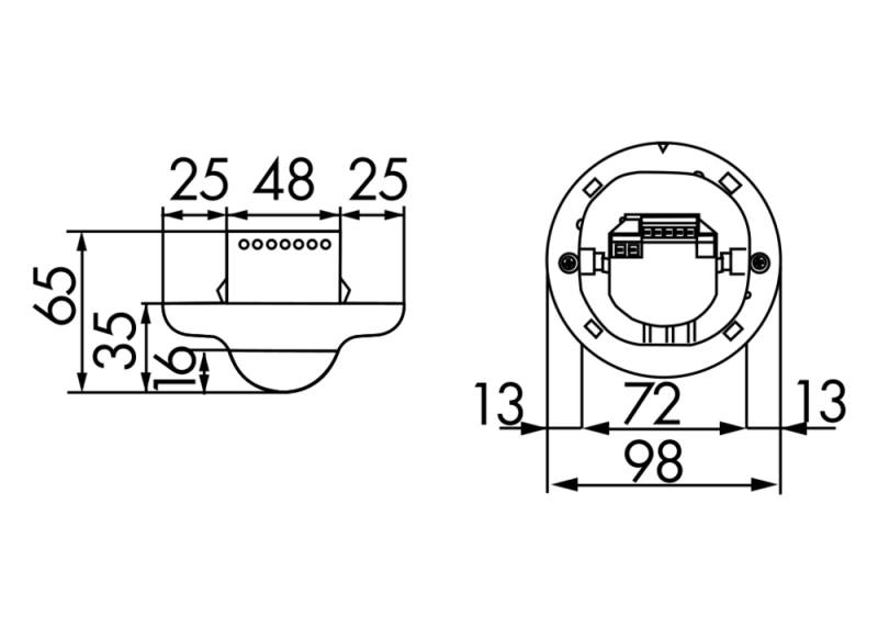 BEG Brück Electronic Präsenzmelder PD2-S-UP-2